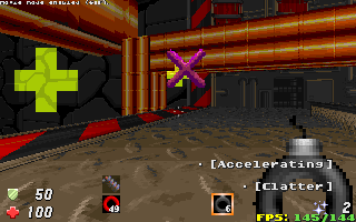 Animated image showing a secret area in Techno Madness Zone accessed with a rocket jump